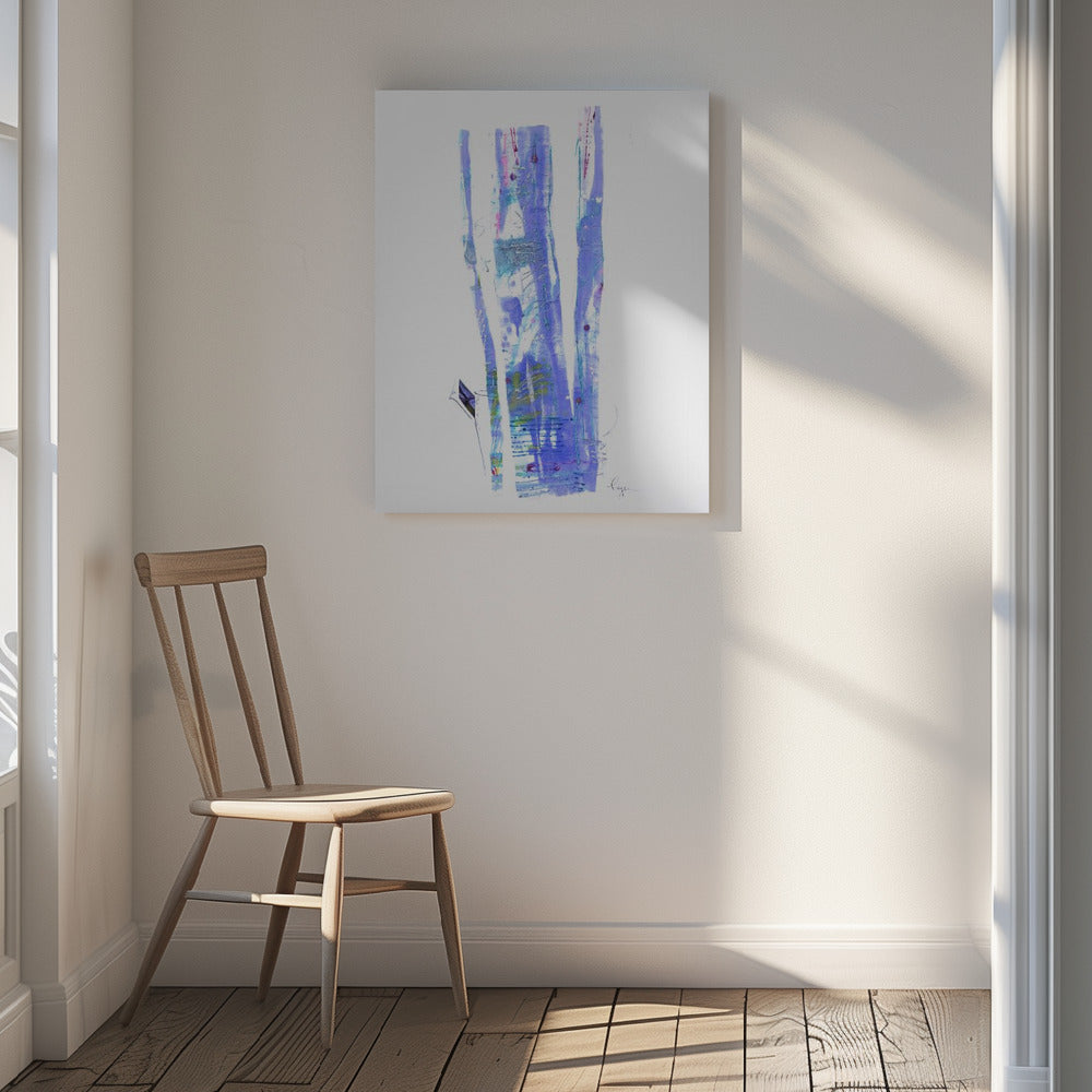 Canvas - Sparkling in the light blue