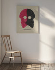 Canvas - Raspberry Licorice Skull