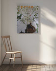 Canvas - Emilia With a Yellow Blossom Tree