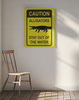 Canvas - Caution Alligators