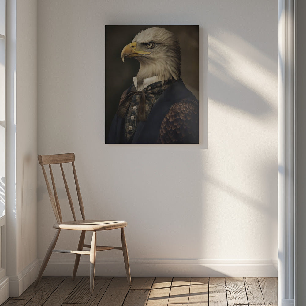 Canvas - Bald Eagle Portrait
