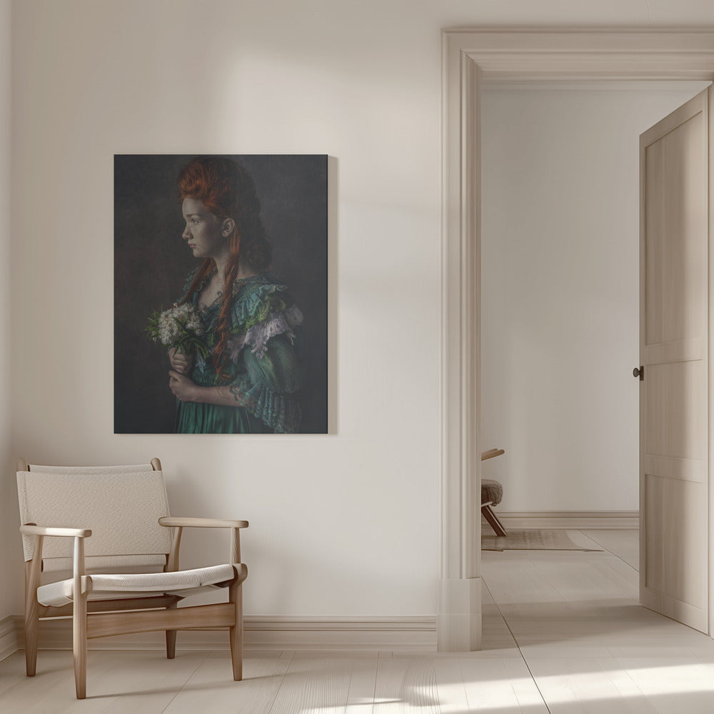 Canvas - Zuzanna and flowers - Admen.dk