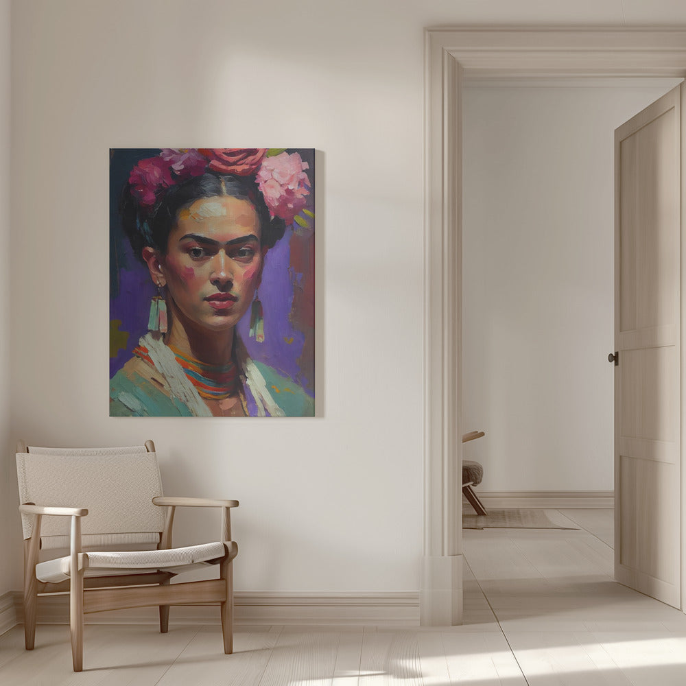 Canvas - Portrait Of Frida - Admen.dk