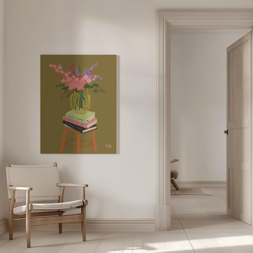 Canvas - Floral Vase - Admen.dk