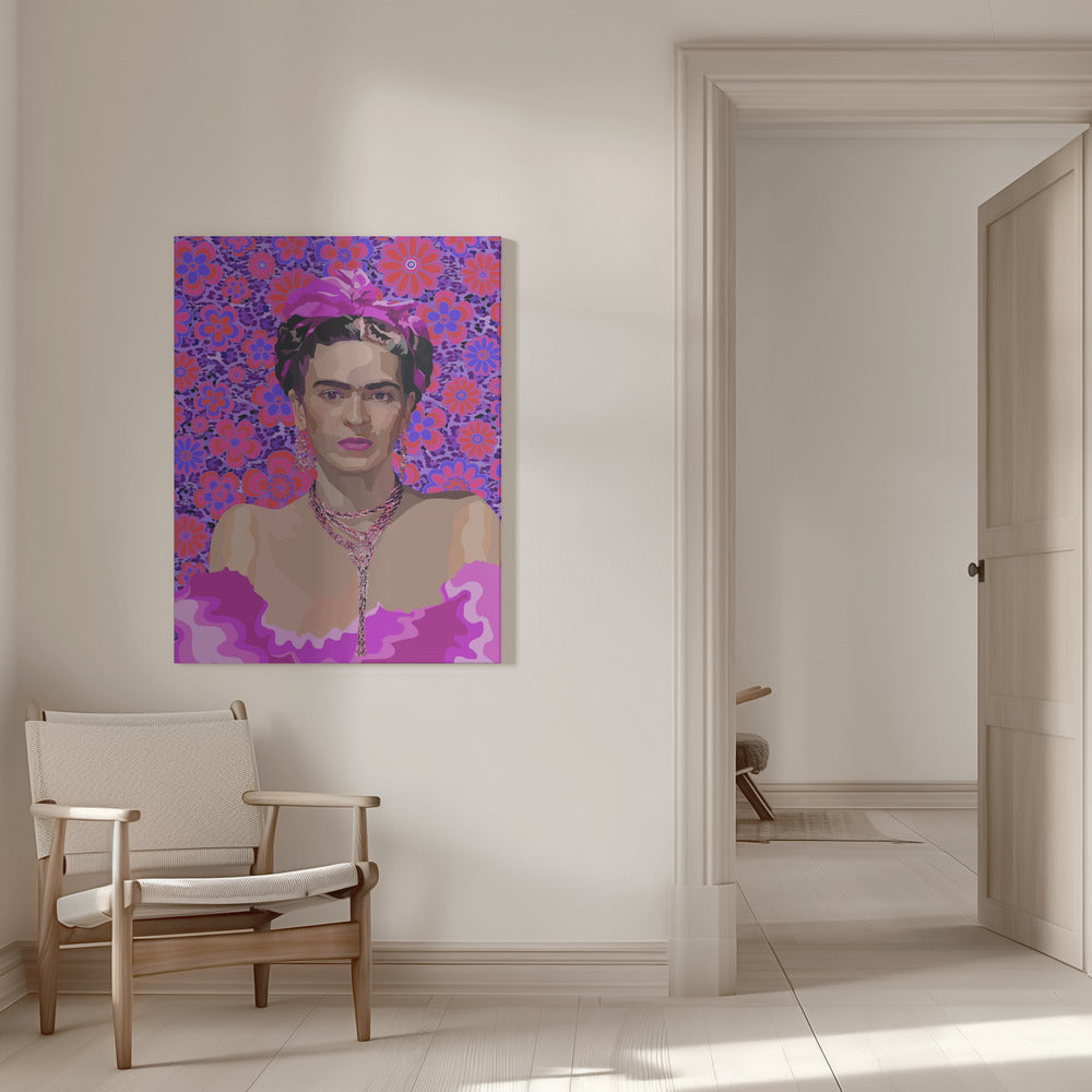Canvas - Frida in Purple - Admen.dk