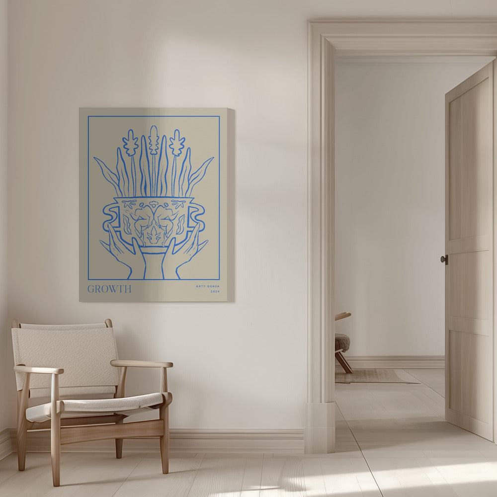 Canvas - Vessel Collection : Growth (LineArt) - Admen.dk