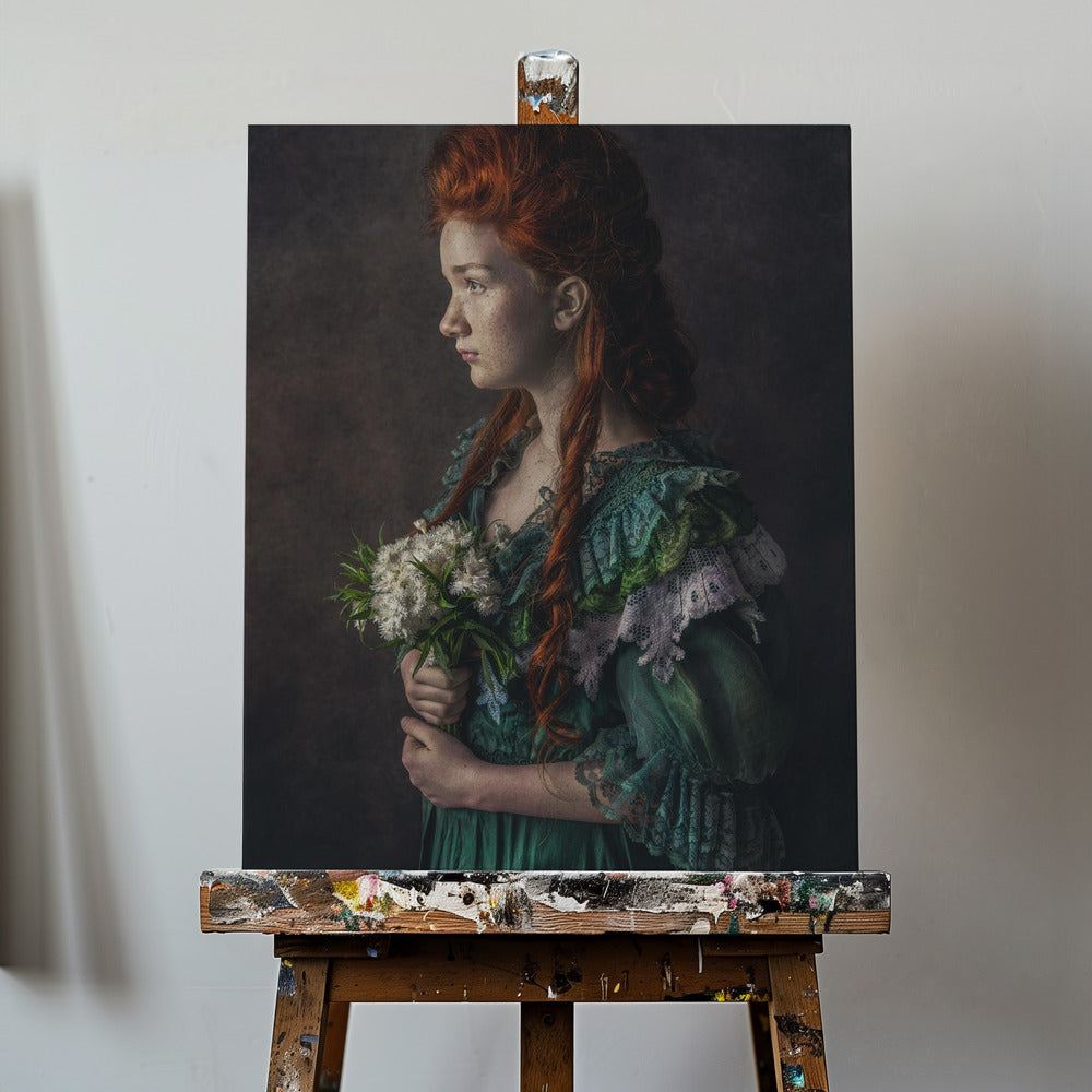 Canvas - Zuzanna and flowers - Admen.dk