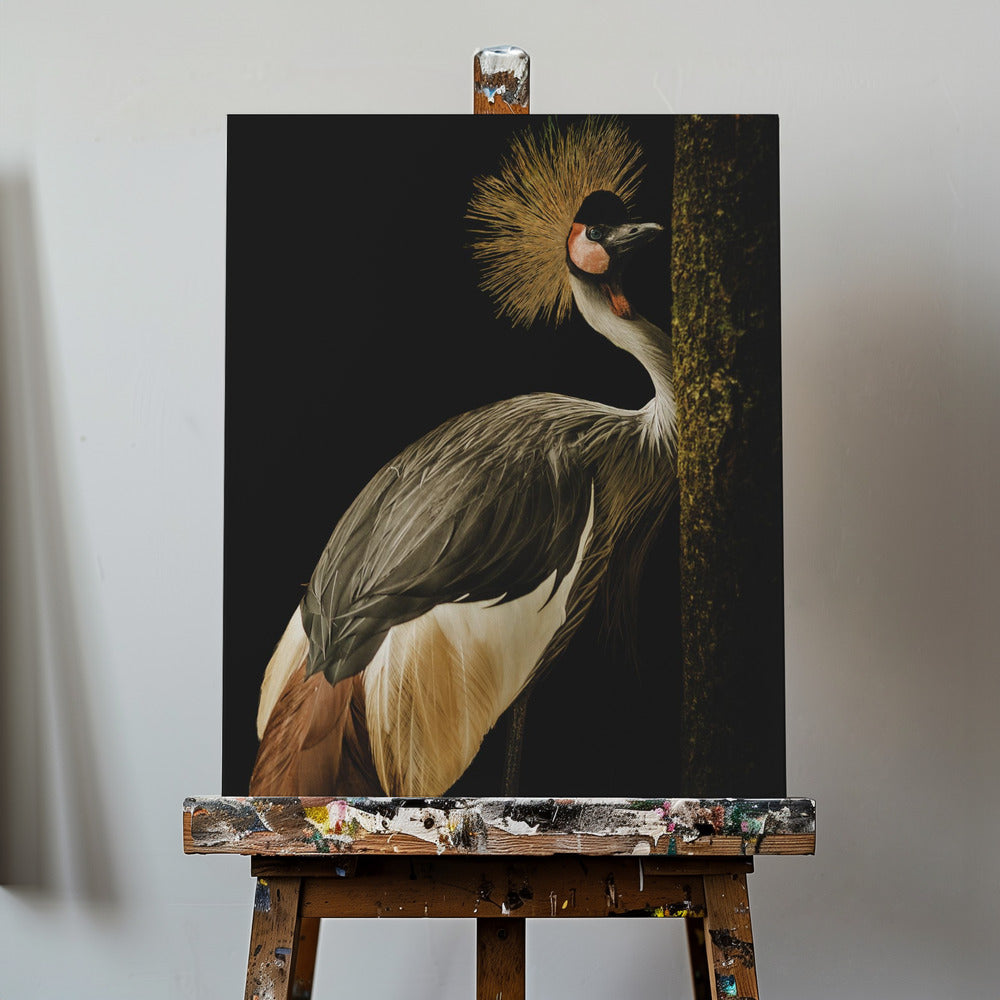 Canvas - Grey Crowned Crane