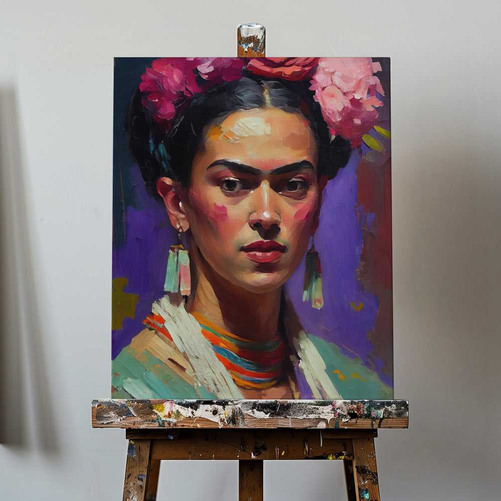 Canvas - Portrait Of Frida - Admen.dk