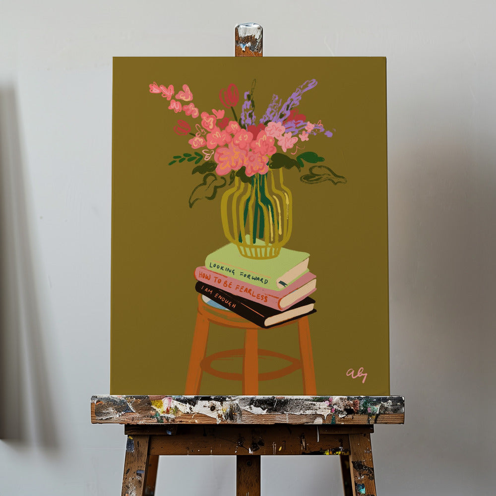 Canvas - Floral Vase - Admen.dk