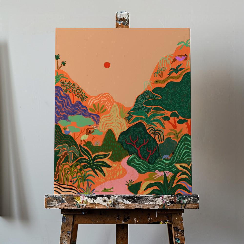 Canvas - Hidden Paradise No2 - Admen.dk