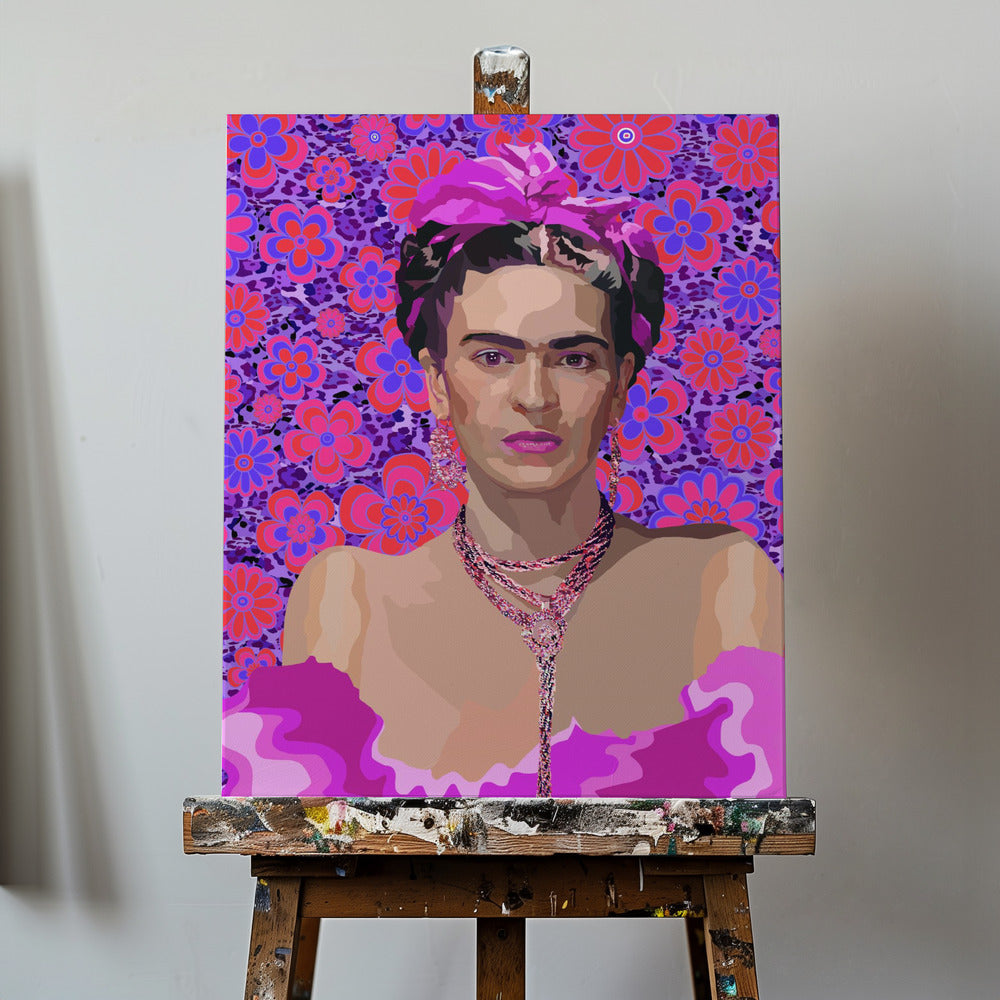 Canvas - Frida in Purple - Admen.dk