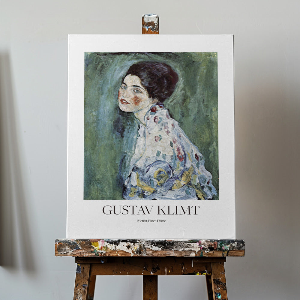 Canvas - Porträt Einer Dame - Gustav Klimt