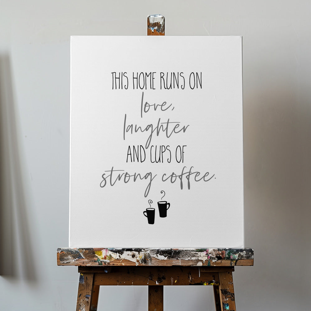 Canvas - Strong Coffee - Admen.dk