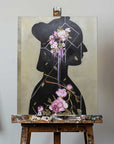 Canvas - The Body with flowers