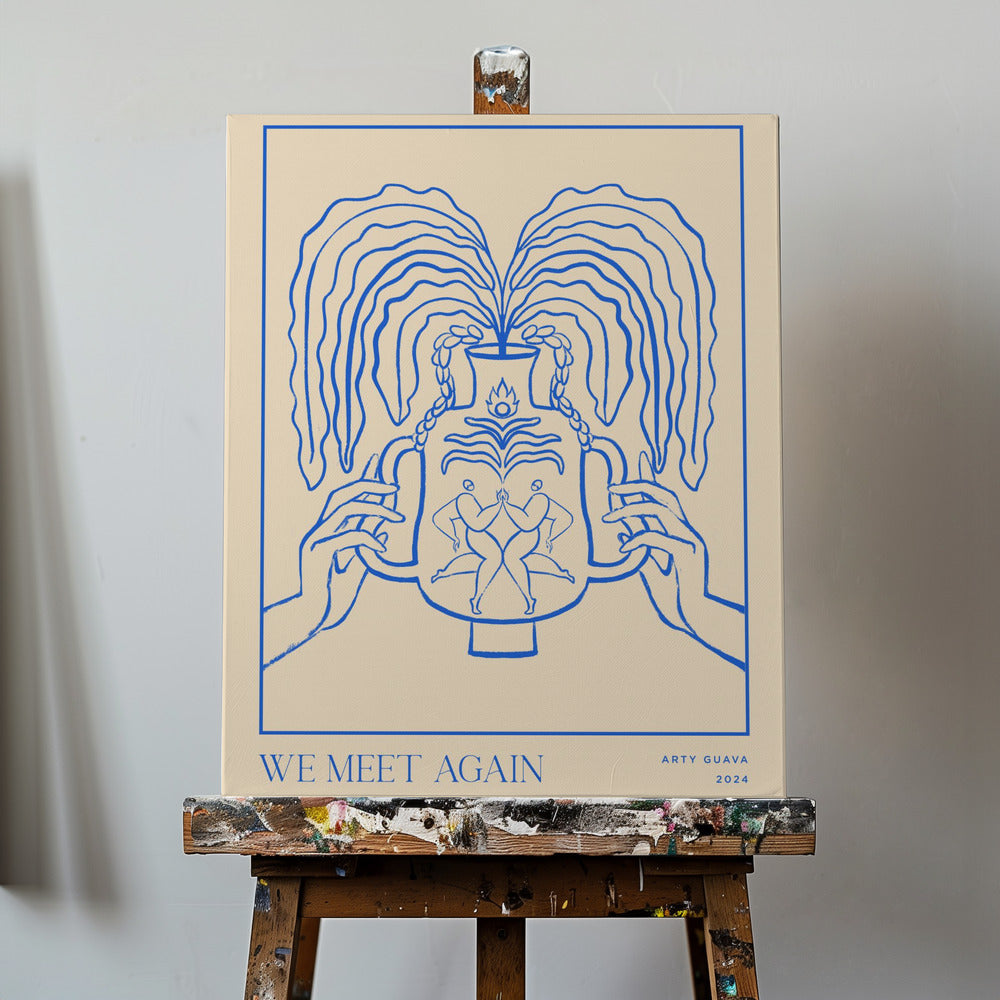 Canvas - Vessel Collection : We Meet Again (LineArt) - Admen.dk