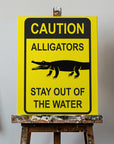 Canvas - Caution Alligators
