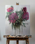 Canvas - Bouquet of Pink Roses