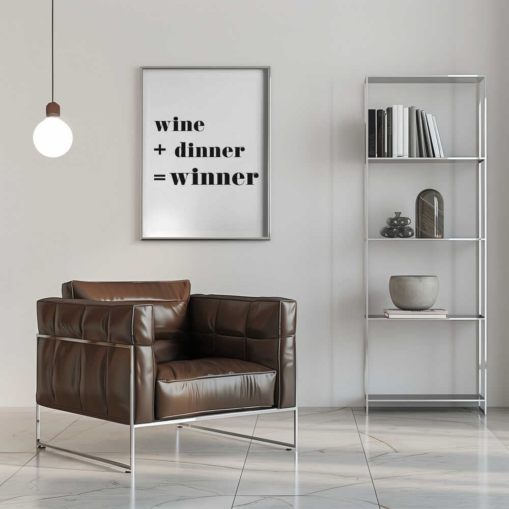 Plakat - Wine Dinner Winner