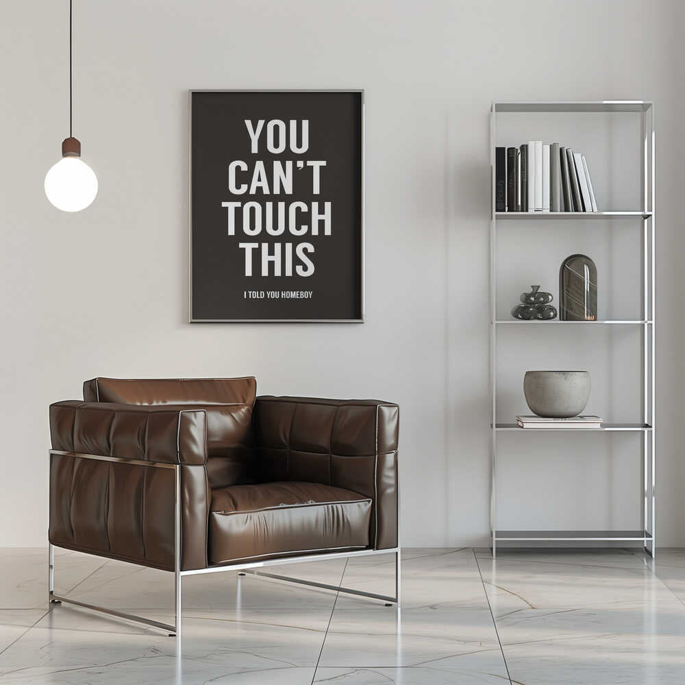 Plakat - You can't touch this