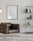 Poster - This house runs on coffee