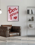 Plakat - Bonjour Kiss