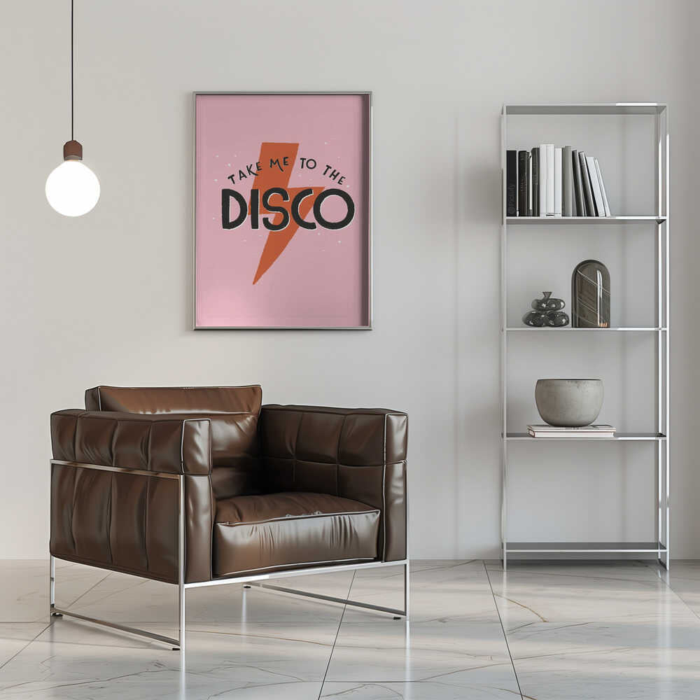 Plakat - Retro Disco Quote