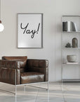 Plakat - Positive Yay Word
