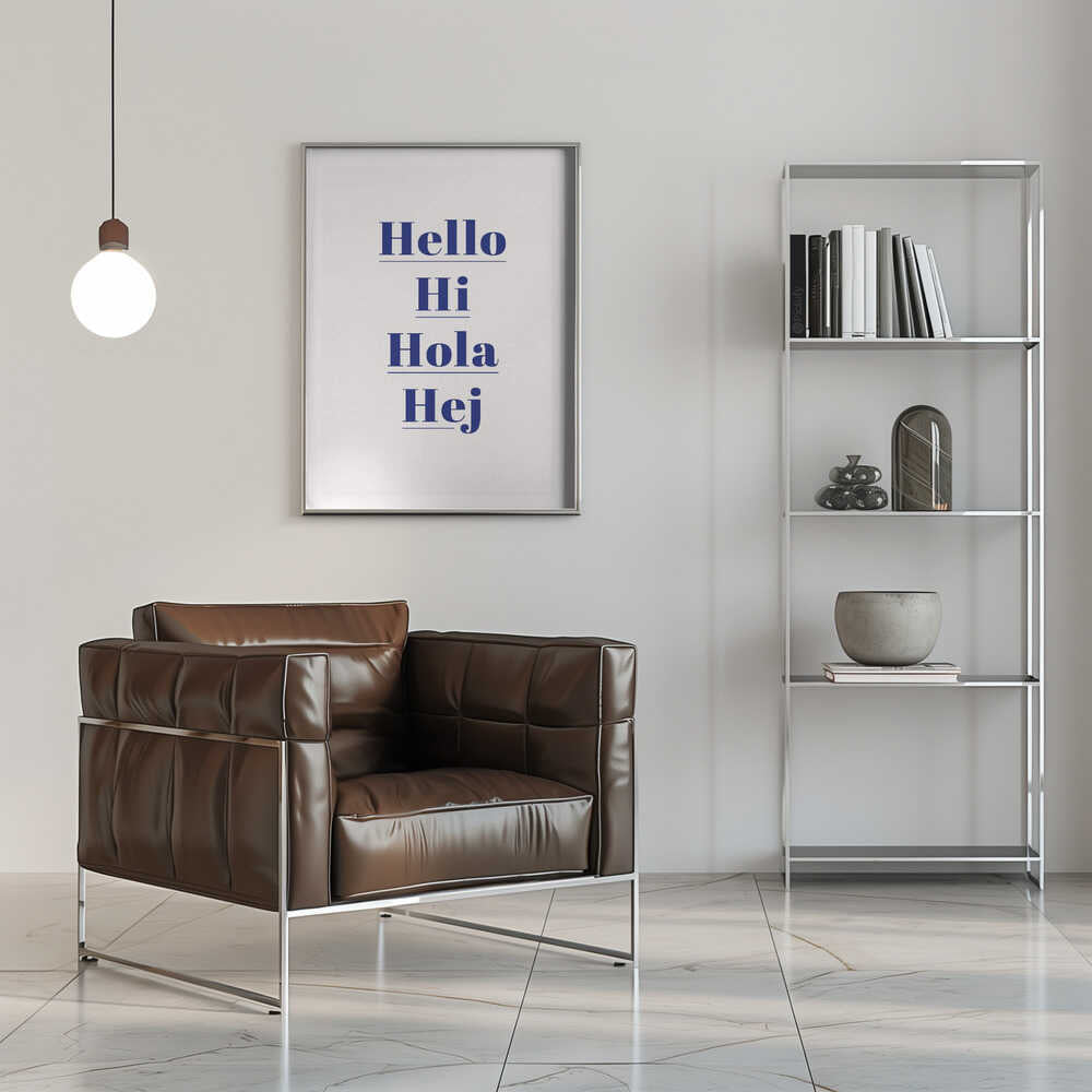 Plakat - Hello Different Languages