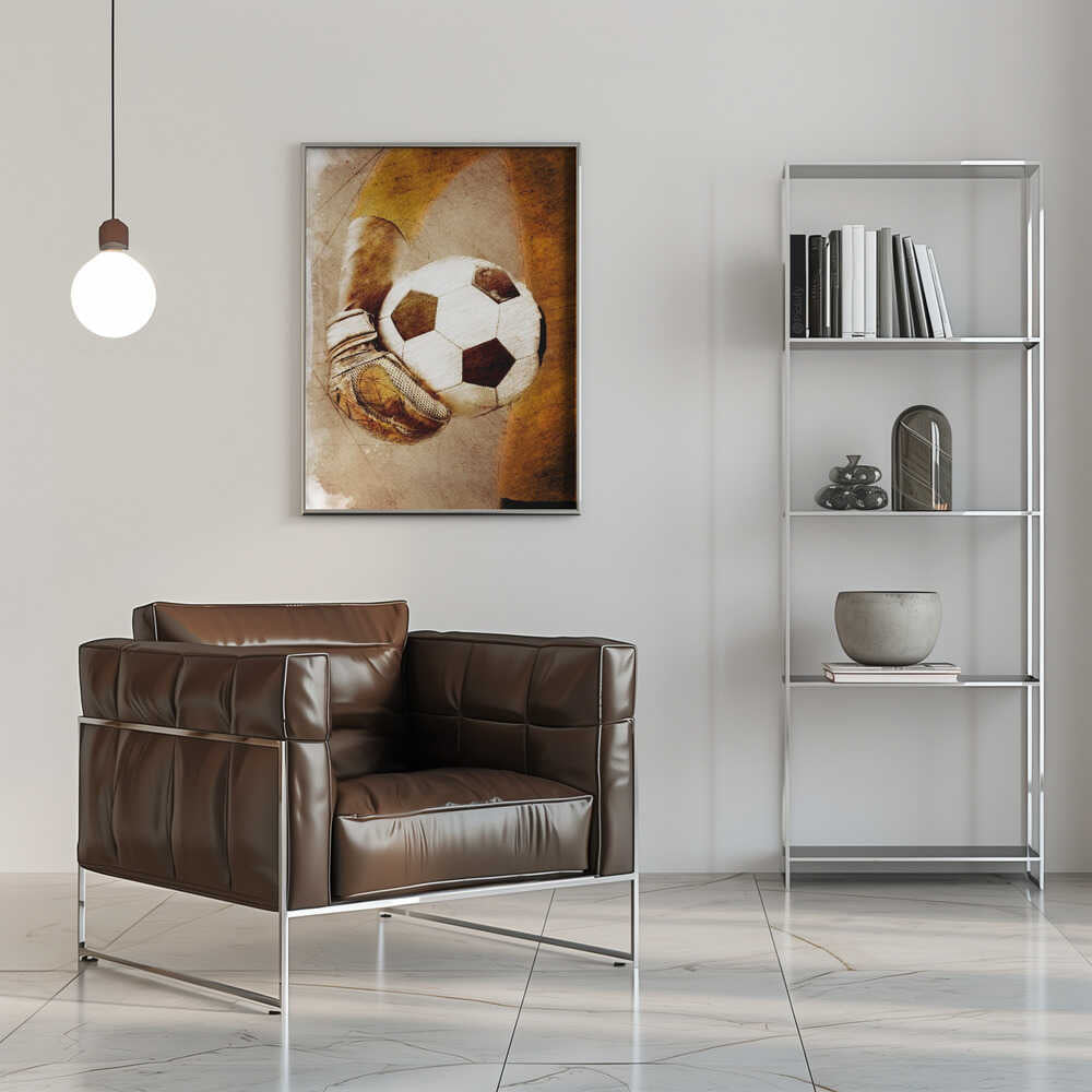 Plakat - Vintage Soccer Goalie
