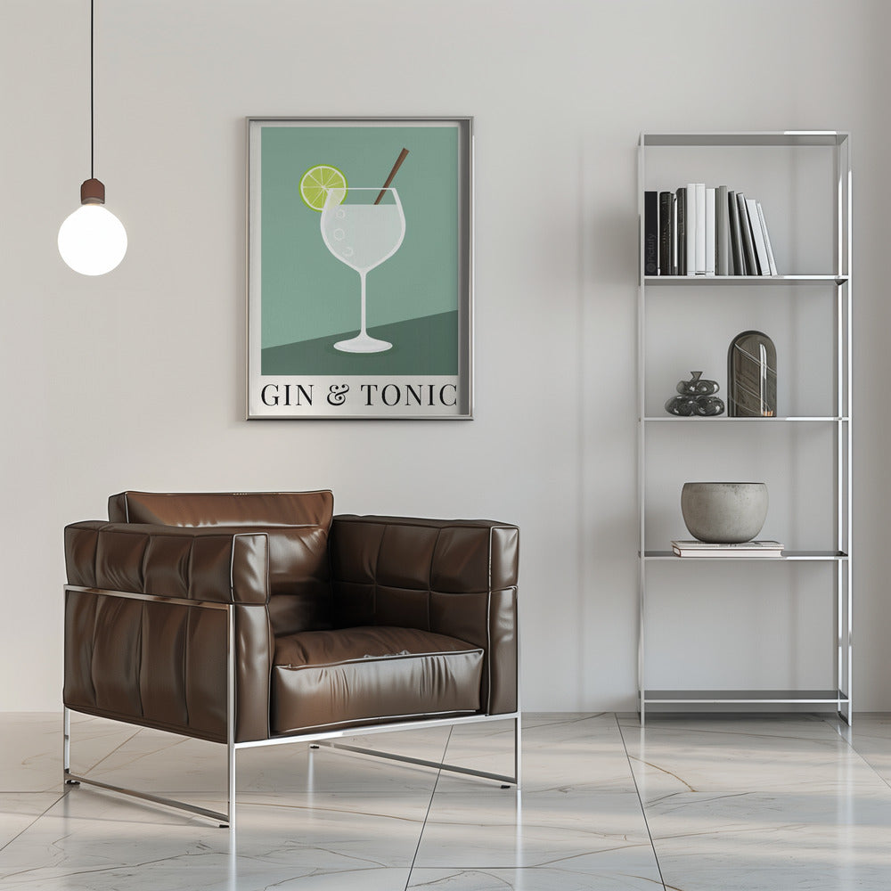 Plakat - Gin &amp;amp; Tonic
