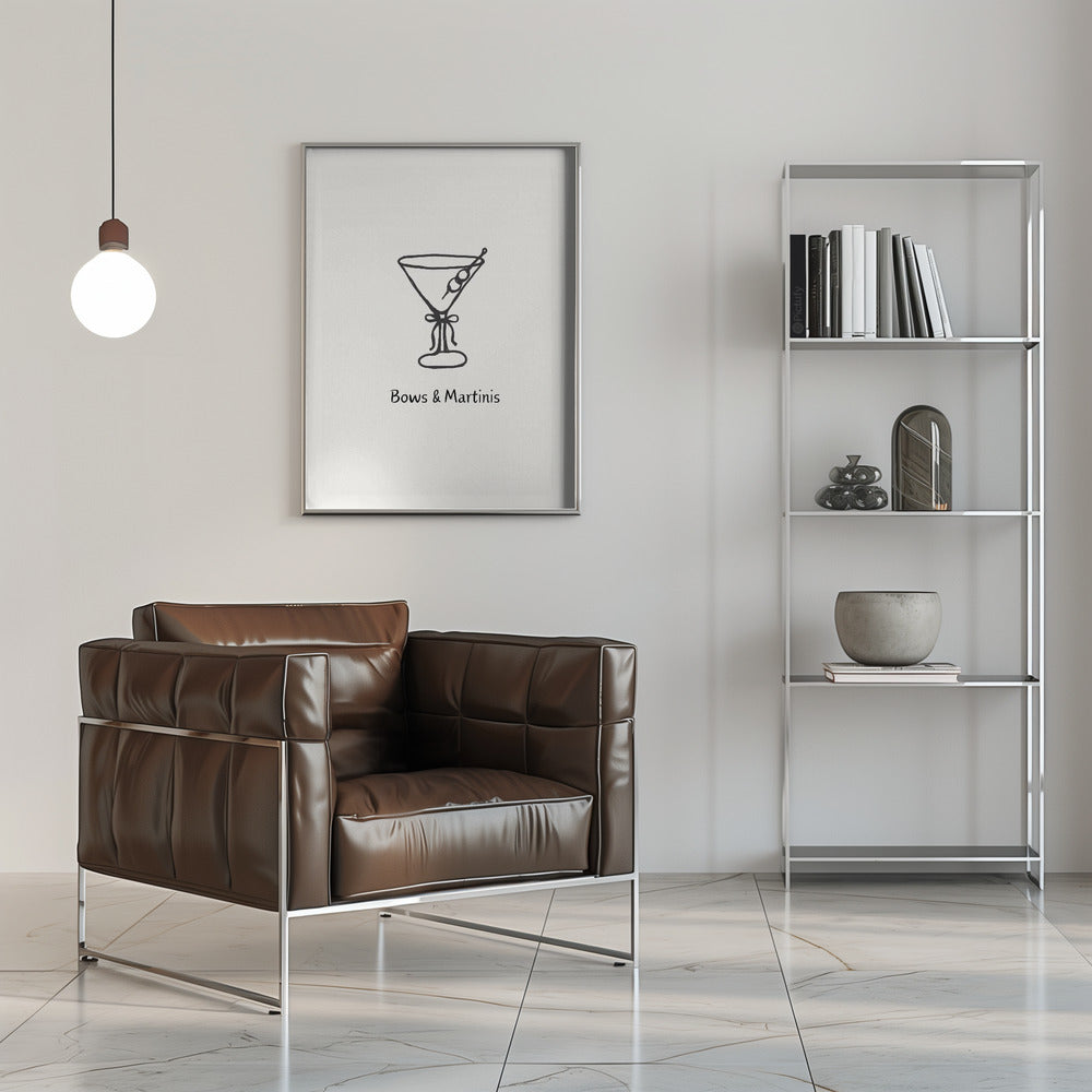 Poster - Bows &amp;amp; Martinis