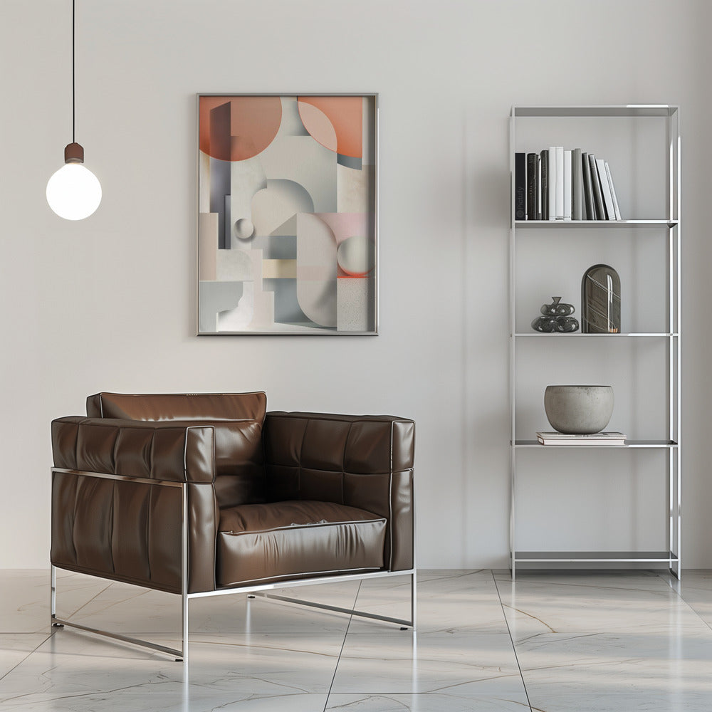 Plakat - Geometric Vintage Art 01