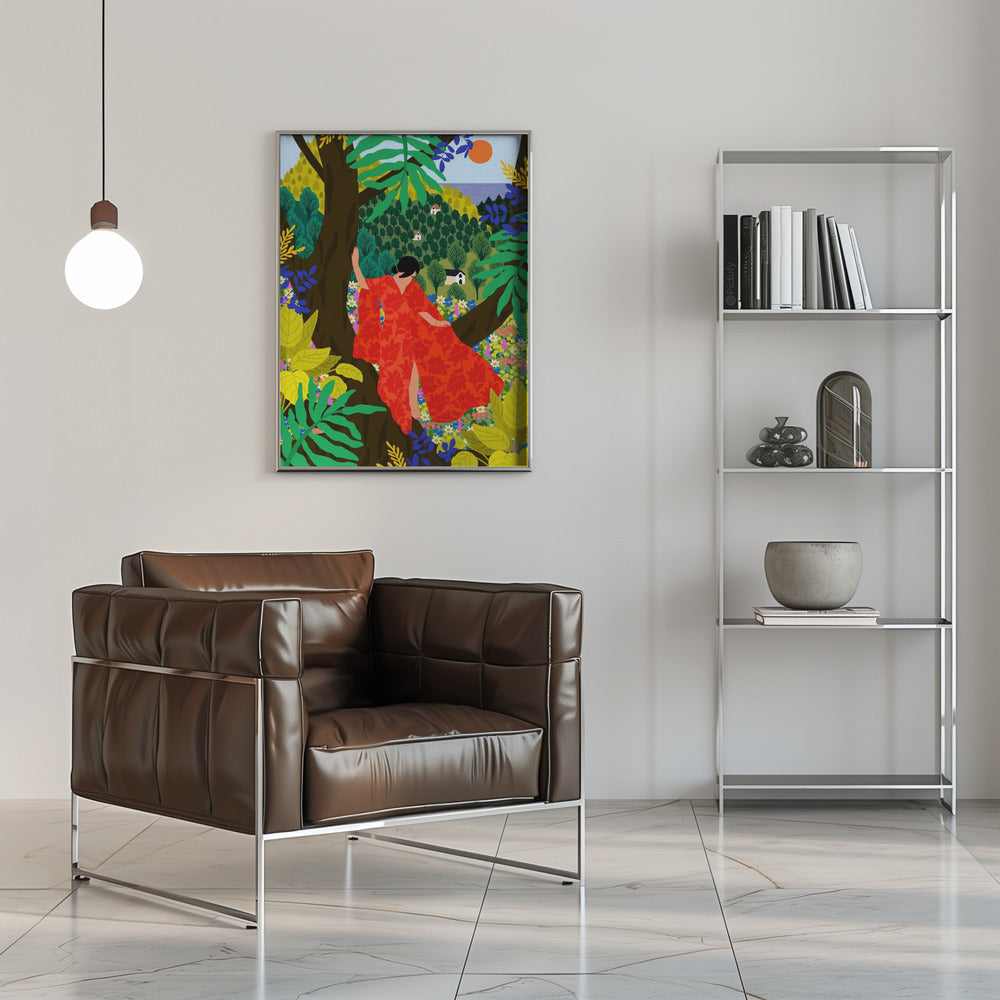 Plakat - Din 76 Girl In a Tree - Admen.dk