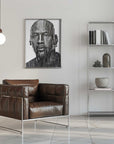 Plakat - Michael Jordan - Air in lines - Erik Van Velzen