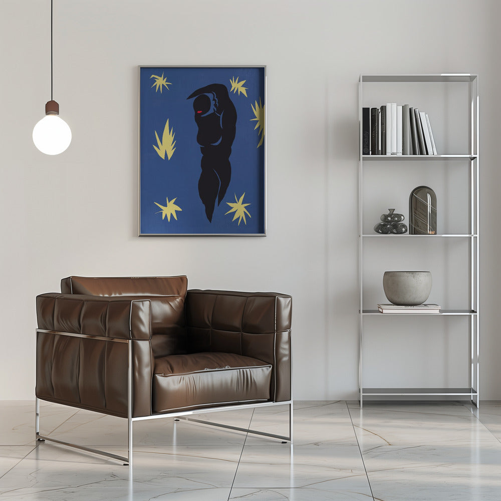 Poster - Figure cut out after matisse
