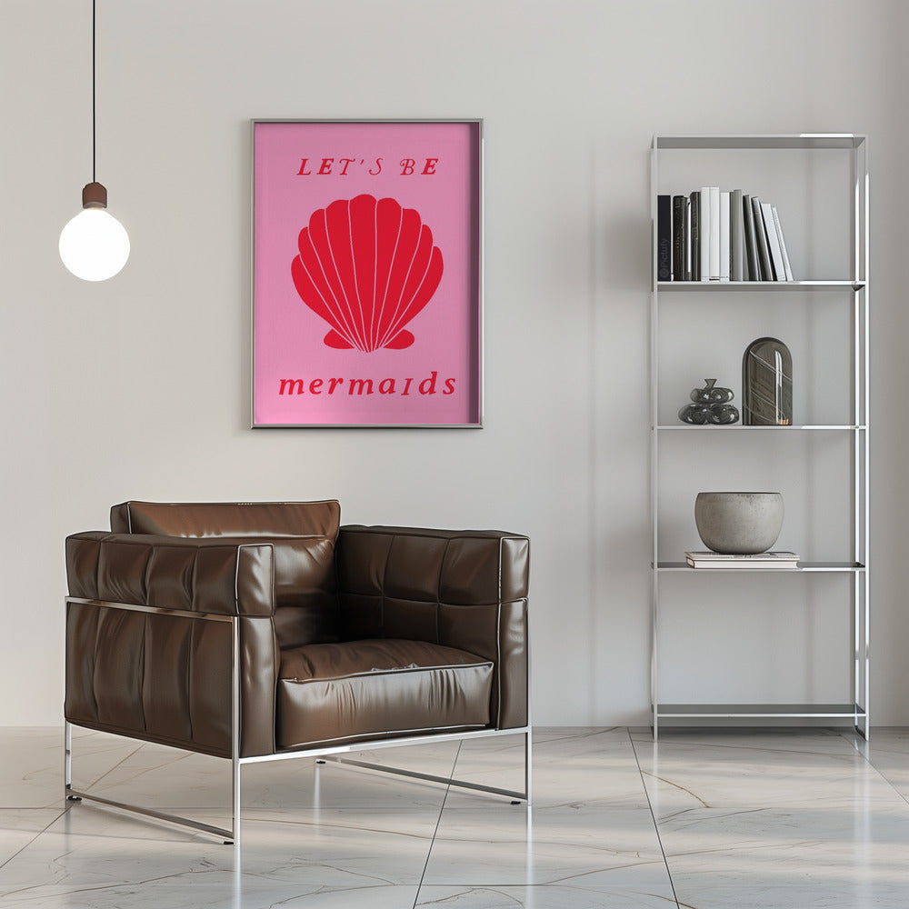 Plakat - Mermaidspinkred Ratioiso