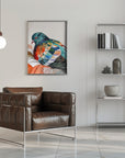 Poster - Animal Watercolor Art Bird Dove Pigeon 2
