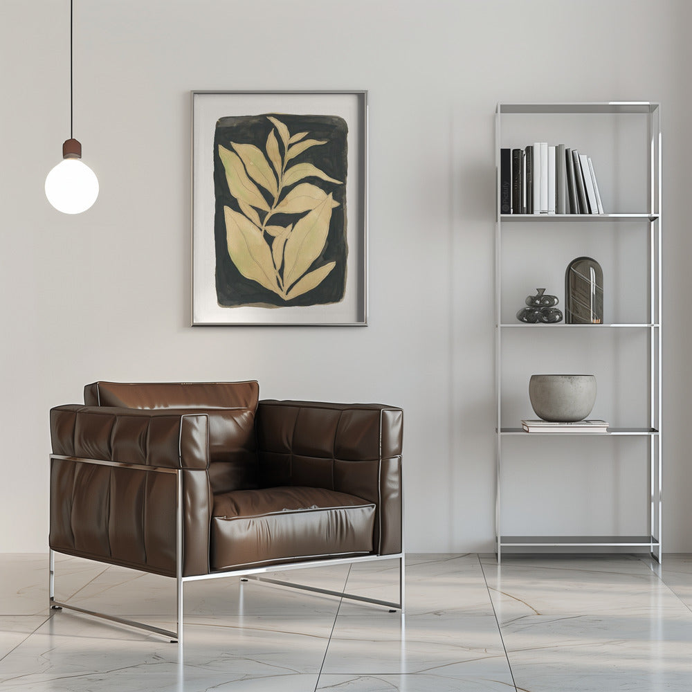 Poster - Foliage noir N.2