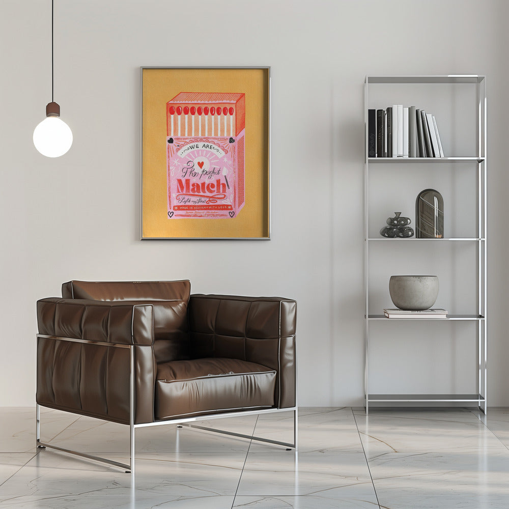 Poster - Match Box - The Perfect Match