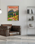 Plakat - Medellin Colombia Travel Poster