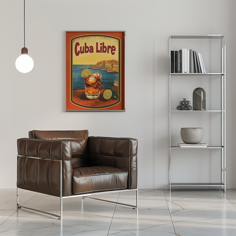 Plakat - Cuba Libre Vintage Commercial