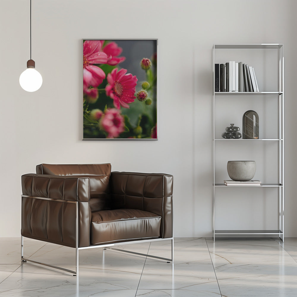 Plakat - Red Flowers 8