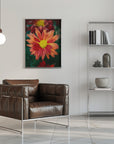 Plakat - Red Flowers 34 - Admen.dk