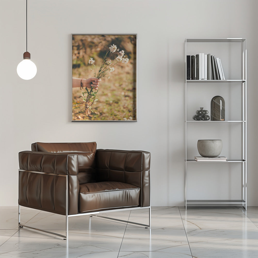 Plakat - White Flowers 09