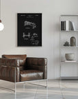 Plakat - Vintage Soccer Goal Patent