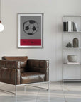 Plakat - Hand Drawn Football