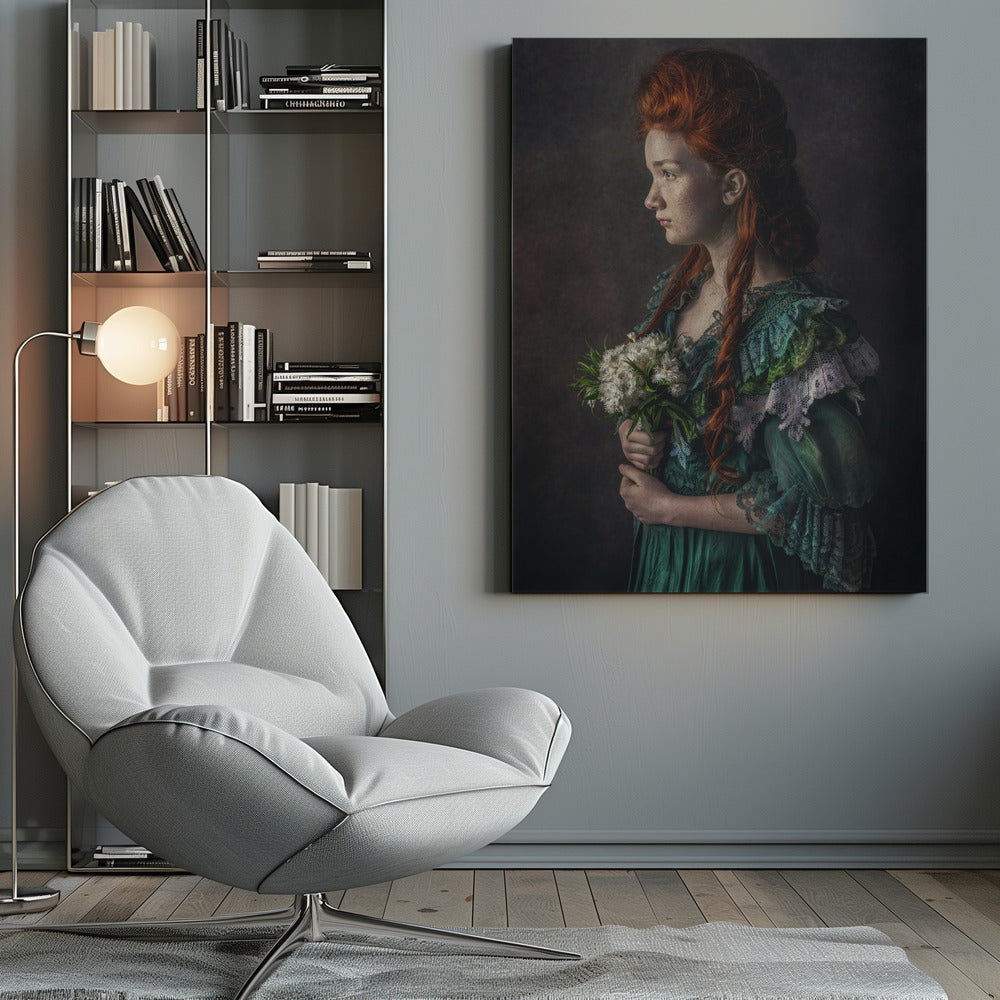 Canvas - Zuzanna and flowers - Admen.dk