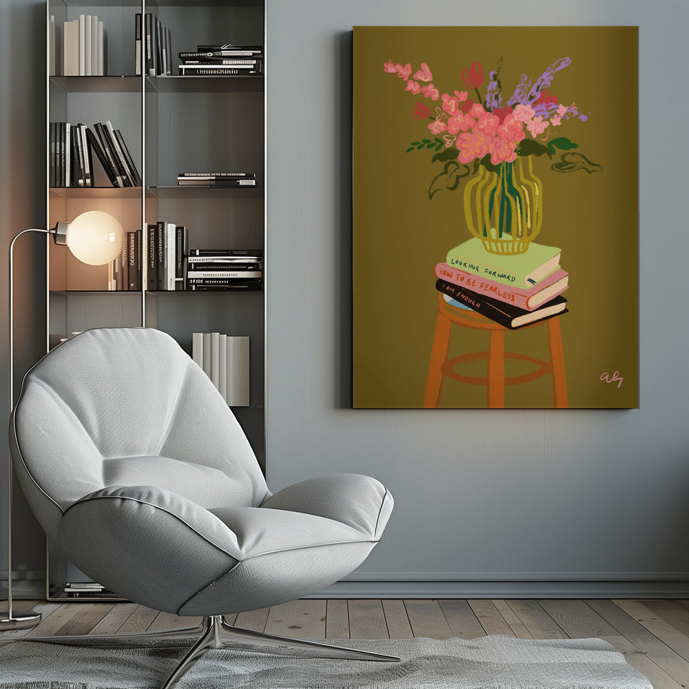 Canvas - Floral Vase - Admen.dk