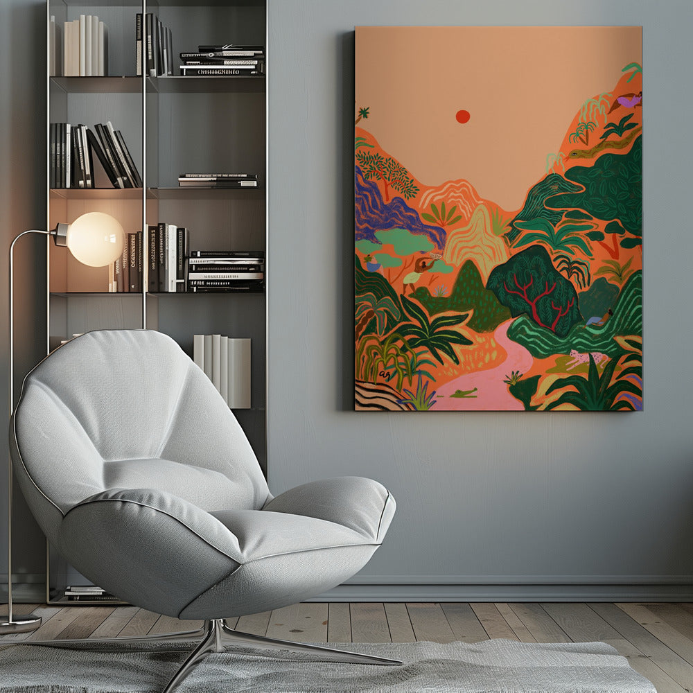 Canvas - Hidden Paradise No2 - Admen.dk